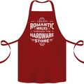 Romantic Walks Hardware Store DIY Tradesman Cotton Apron 100% Organic Maroon