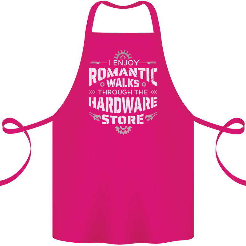 Romantic Walks Hardware Store DIY Tradesman Cotton Apron 100% Organic Pink