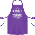 Romantic Walks Hardware Store DIY Tradesman Cotton Apron 100% Organic Purple