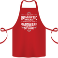 Romantic Walks Hardware Store DIY Tradesman Cotton Apron 100% Organic Red