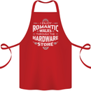 Romantic Walks Hardware Store DIY Tradesman Cotton Apron 100% Organic Red