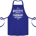 Romantic Walks Hardware Store DIY Tradesman Cotton Apron 100% Organic Royal Blue