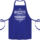 Romantic Walks Hardware Store DIY Tradesman Cotton Apron 100% Organic Royal Blue