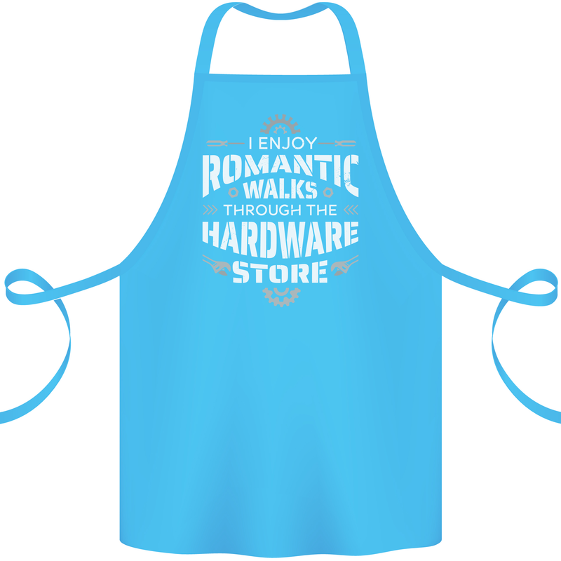 Romantic Walks Hardware Store DIY Tradesman Cotton Apron 100% Organic Turquoise