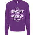 Romantic Walks Hardware Store DIY Tradesman Kids Sweatshirt Jumper Purple
