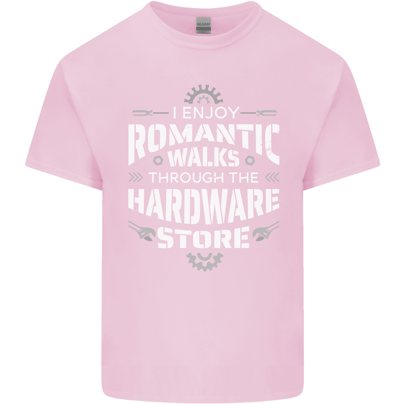 Romantic Walks Hardware Store DIY Tradesman Kids T-Shirt Childrens Light Pink