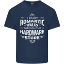 Romantic Walks Hardware Store DIY Tradesman Kids T-Shirt Childrens Navy Blue