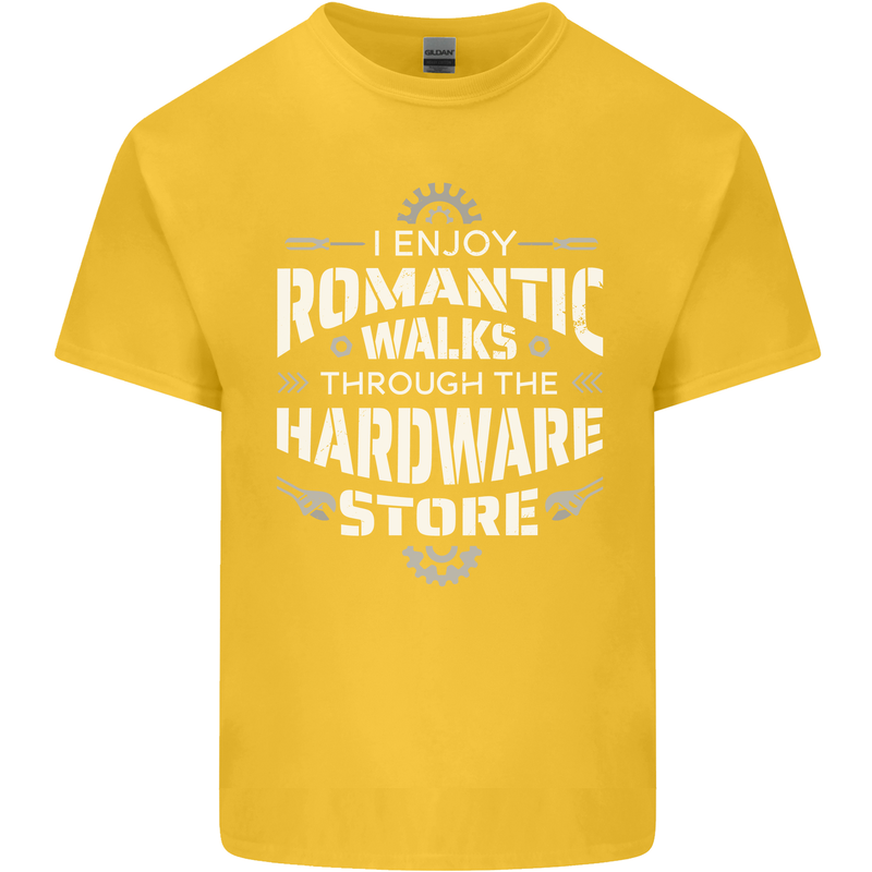 Romantic Walks Hardware Store DIY Tradesman Kids T-Shirt Childrens Yellow