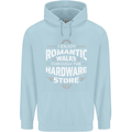 Romantic Walks Hardware Store DIY Tradesman Mens 80% Cotton Hoodie Light Blue