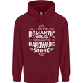 Romantic Walks Hardware Store DIY Tradesman Mens 80% Cotton Hoodie Maroon