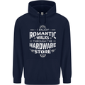 Romantic Walks Hardware Store DIY Tradesman Mens 80% Cotton Hoodie Navy Blue