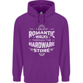 Romantic Walks Hardware Store DIY Tradesman Mens 80% Cotton Hoodie Purple
