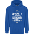 Romantic Walks Hardware Store DIY Tradesman Mens 80% Cotton Hoodie Royal Blue