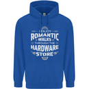 Romantic Walks Hardware Store DIY Tradesman Mens 80% Cotton Hoodie Royal Blue
