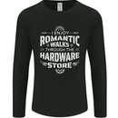 Romantic Walks Hardware Store DIY Tradesman Mens Long Sleeve T-Shirt Black