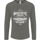 Romantic Walks Hardware Store DIY Tradesman Mens Long Sleeve T-Shirt Charcoal