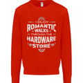 Romantic Walks Hardware Store DIY Tradesman Mens Sweatshirt Jumper Bright Red