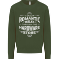 Romantic Walks Hardware Store DIY Tradesman Mens Sweatshirt Jumper Forest Green