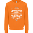 Romantic Walks Hardware Store DIY Tradesman Mens Sweatshirt Jumper Orange