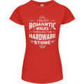 Romantic Walks Hardware Store DIY Tradesman Womens Petite Cut T-Shirt Red