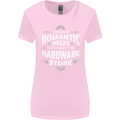 Romantic Walks Hardware Store DIY Tradesman Womens Wider Cut T-Shirt Light Pink