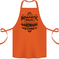 Romantic Walks Hardware Store Tradesman DIY Cotton Apron 100% Organic Orange