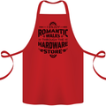 Romantic Walks Hardware Store Tradesman DIY Cotton Apron 100% Organic Red