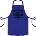Romantic Walks Hardware Store Tradesman DIY Cotton Apron 100% Organic Royal Blue