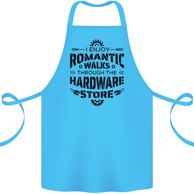 Romantic Walks Hardware Store Tradesman DIY Cotton Apron 100% Organic Turquoise