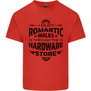 Romantic Walks Hardware Store Tradesman DIY Kids T-Shirt Childrens Red