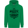 Romantic Walks Hardware Store Tradesman DIY Mens 80% Cotton Hoodie Irish Green