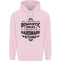 Romantic Walks Hardware Store Tradesman DIY Mens 80% Cotton Hoodie Light Pink