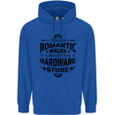 Romantic Walks Hardware Store Tradesman DIY Mens 80% Cotton Hoodie Royal Blue