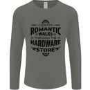 Romantic Walks Hardware Store Tradesman DIY Mens Long Sleeve T-Shirt Charcoal