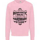 Romantic Walks Hardware Store Tradesman DIY Mens Sweatshirt Jumper Light Pink