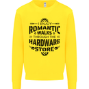 Romantic Walks Hardware Store Tradesman DIY Mens Sweatshirt Jumper Yellow