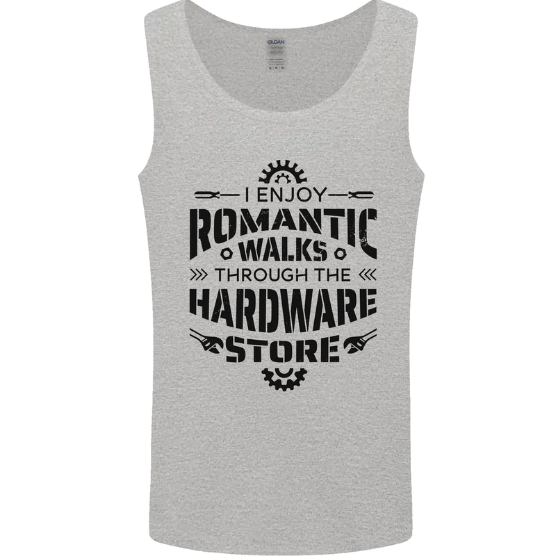 Romantic Walks Hardware Store Tradesman DIY Mens Vest Tank Top Sports Grey