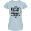 Romantic Walks Hardware Store Tradesman DIY Womens Petite Cut T-Shirt Light Blue