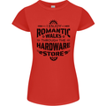 Romantic Walks Hardware Store Tradesman DIY Womens Petite Cut T-Shirt Red