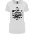 Romantic Walks Hardware Store Tradesman DIY Womens Wider Cut T-Shirt White