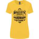 Romantic Walks Hardware Store Tradesman DIY Womens Wider Cut T-Shirt Yellow