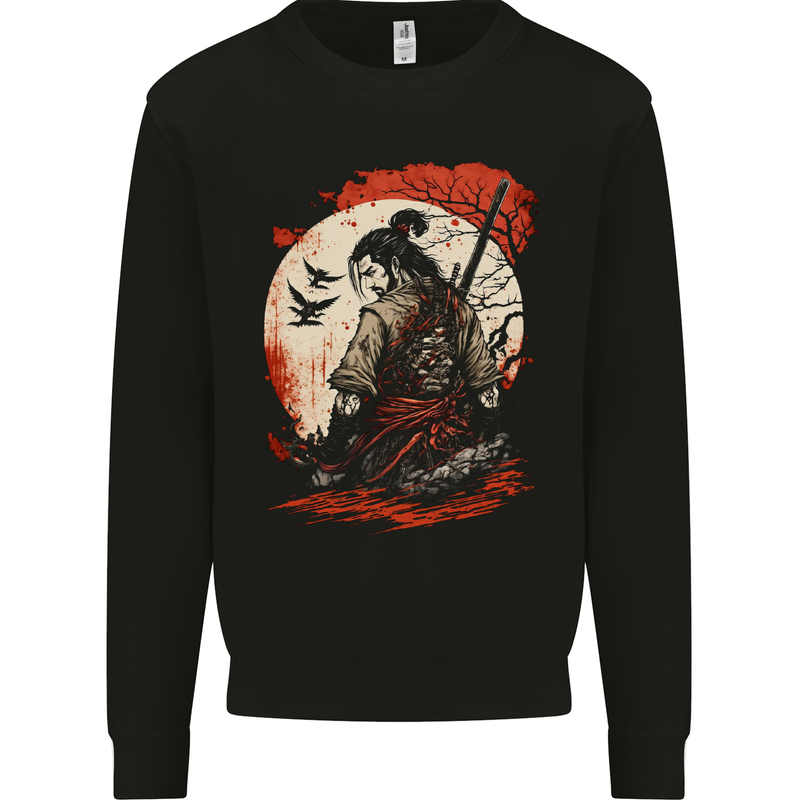 Ronins Disgrace Samurai Warrior Kenjutsu Mens Sweatshirt Jumper Black