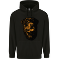 Rottweiller Head Dog Mens 80% Cotton Hoodie Black