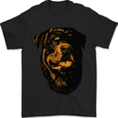 Rottweiller Head Dog Mens T-Shirt 100% Cotton Black