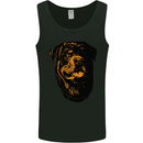 Rottweiller Head Dog Mens Vest Tank Top Black