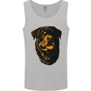 Rottweiller Head Dog Mens Vest Tank Top Sports Grey
