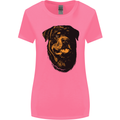 Rottweiller Head Dog Womens Wider Cut T-Shirt Azalea