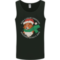 Rough Collie Dog Christmas Xmas Mens Vest Tank Top Black