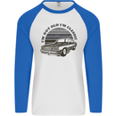 Birthday I'm Not Old Classic 40th 50th 60th Mens L/S Baseball T-Shirt White/Royal Blue