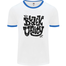 Black Unity Black Lives Matter Juneteenth Mens Ringer T-Shirt White/Royal Blue